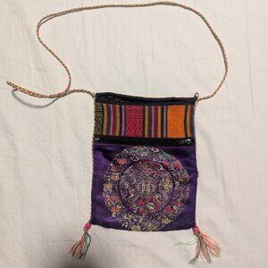 Small colourful purse